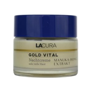 Lacura-Gesichtscreme Lacura Gold Vital Nachtcreme mit Manuka