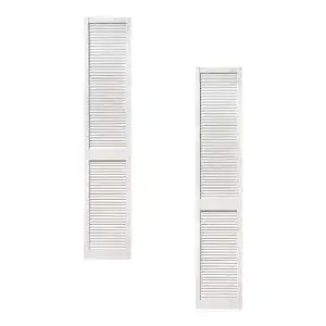 Lamellentüren ben+camilla.com 2-er Pack/Zwei Stück weiß