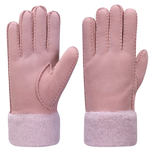 Die beste lammfell handschuhe harssidanzar winter lederhandschuhe Bestsleller kaufen