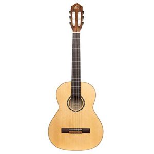 Linkshänder-Gitarre Ortega Guitars Konzertgitarre 1/2-Größe
