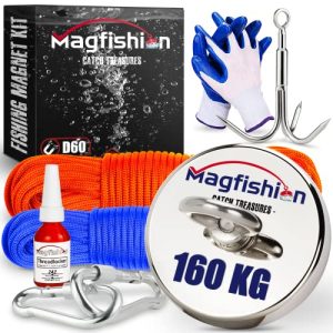 Magnetangel Magfishion – Mega Magnetfischen Set – 160 kg