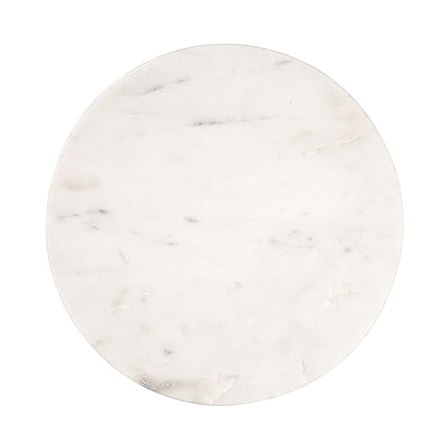 Die beste marmorplatte butlers marble rundes tablett edler weisser Bestsleller kaufen