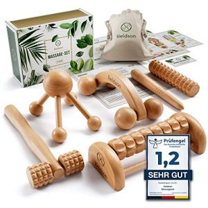 Massageroller (Rücken) HELDSON ® Premium Massage Set Holz