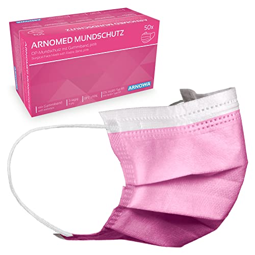 Die beste mundschutz rosa arnomed masken medizinisch 50x in rosa pink Bestsleller kaufen