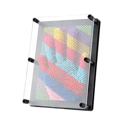 Nagelbrett Cikonielf Regenbogen Pin Spielzeug 3D Pin Skulptur