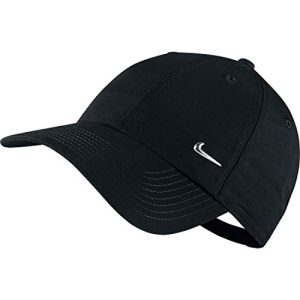 Nike Cap Nike Cap Metal Swoosh Logo, Schwarz/Metallic Silver