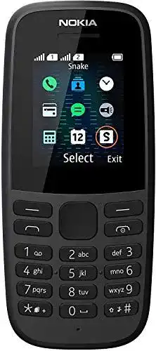 Nokia-Tastenhandy Nokia 105-2019 Dual SIM Black (TA-1174)