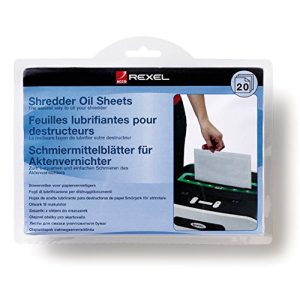 Ölpapier Rexel Ölblätter für Aktenvernichter, 20 Stück, A5