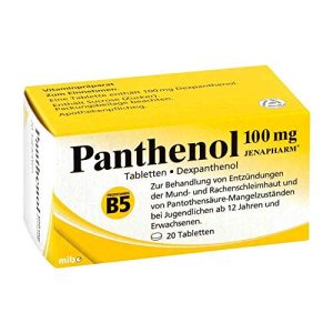 Panthenol PANTHENOL 100 mg Jenapharm Tabletten 20 St