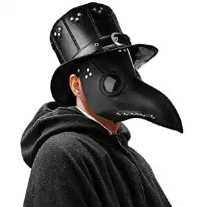 Pestmaske Coikes Schwarz Pest Arzt Maske Lange Nase Vogel