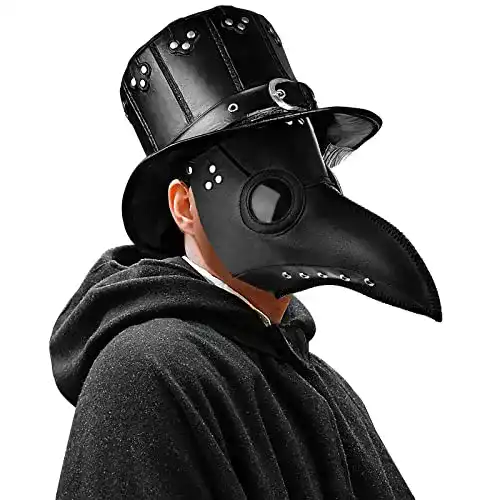 Pestmaske Coikes Schwarz Pest Arzt Maske Lange Nase Vogel