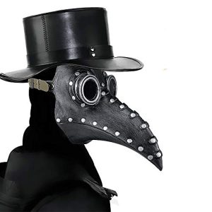 Pestmaske E-More Maske aus Latex mit Langer Nase für Vögel