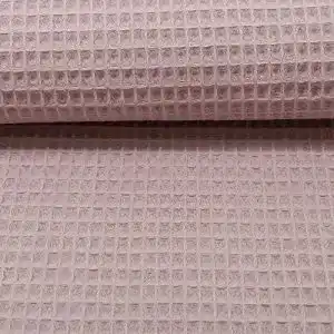 Piqué-Stoff Die Stofftante Waffelpique Nelson Altrosa / 0,5 m x 152