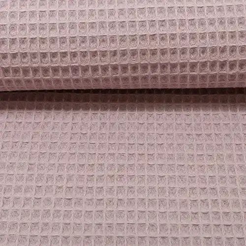 Piqué-Stoff Die Stofftante Waffelpique Nelson Altrosa / 0,5 m x 152