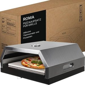 Pizzaaufsatz Gasgrill heidenfeld Pizzaaufsatz Roma | Grillaufsatz