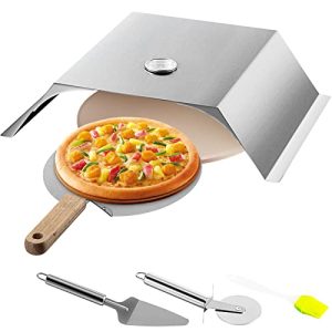 Pizzaaufsatz Gasgrill VEVOR , 3 STK. Pizzahaube 48x35x17cm