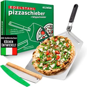 Pizzaschaufel Edelstahl Ecowize Professionelle Pizzaschieber