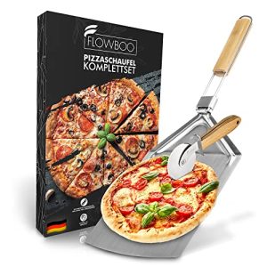 Pizzaschaufel Edelstahl Flowboo Pizzaschieber Edelstahl | Pizza Set