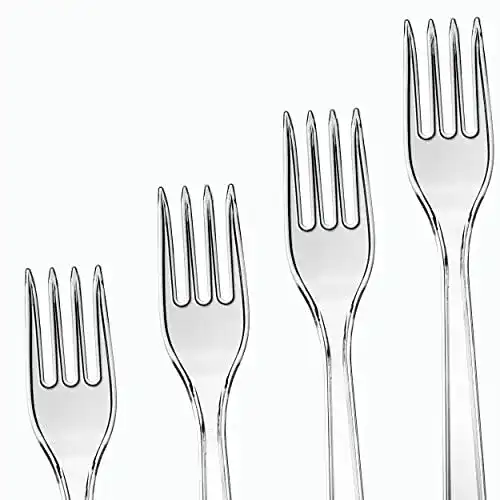 Plastikgabeln Commerline Plastikbesteck Plastikgabel Mehrweg