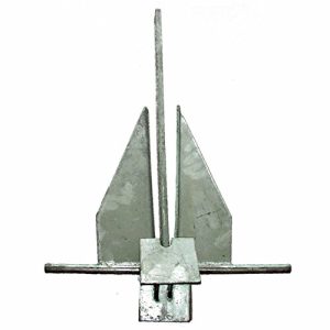 Plattenanker OSCULATI S.p.A. Danforth Anker verzinkter Stahl 6,0 kg