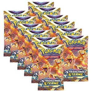 Pokémon-Booster Arkero-G Pokemon 10 Booster Strahlende Sterne