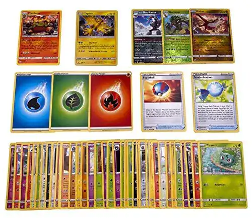 Pokémon-Karten Pokémon Pokemon Karten – 50 Verschiedene