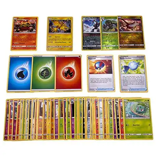 Pokémon-Karten Pokémon Pokemon Karten – 50 Verschiedene