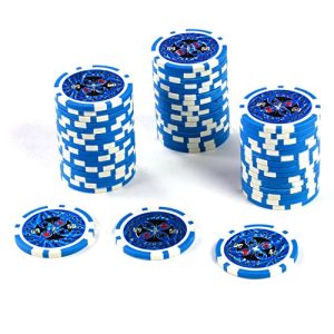 Pokerchips Nexos Trading 50 Poker-Chips Laser-Chips Metallkern