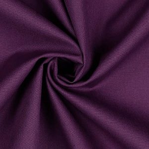 Popeline-Stoff babrause ® Baumwollstoff uni violett Webware