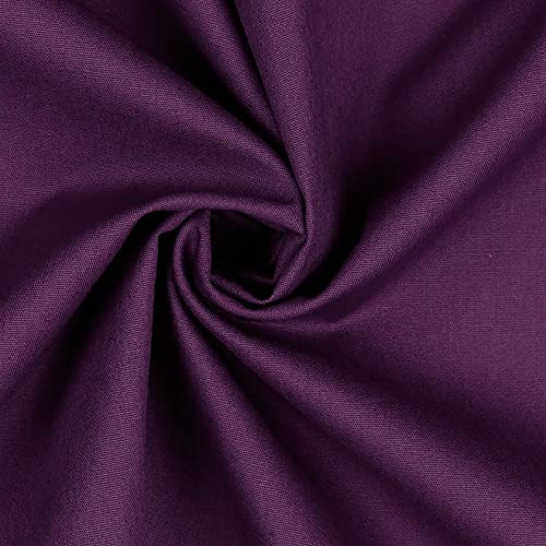 Die beste popeline stoff babrause baumwollstoff uni violett webware Bestsleller kaufen
