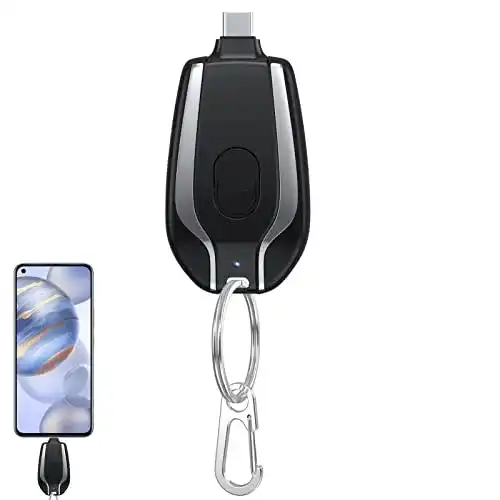 Powerbank-Schlüsselanhänger Mineatig Powerbank USB C