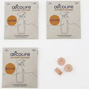 Putzmittel-Tabs œcolife oecolife Küchenreiniger Putzmittel Tabs, 9x