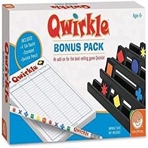 Qwirkle-Spiel MindWare, Qwirkle Bonus Pack, Board Game, Ages 8+