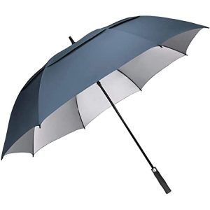 Regenschirm mit UV-Schutz G4Free 62 Zoll Extra Großer Winddicht