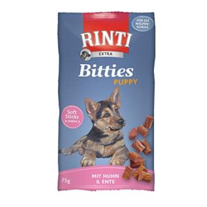 Rinti-Leckerli Rinti Extra Bitties Puppy Huhn & Ente, 8er Pack