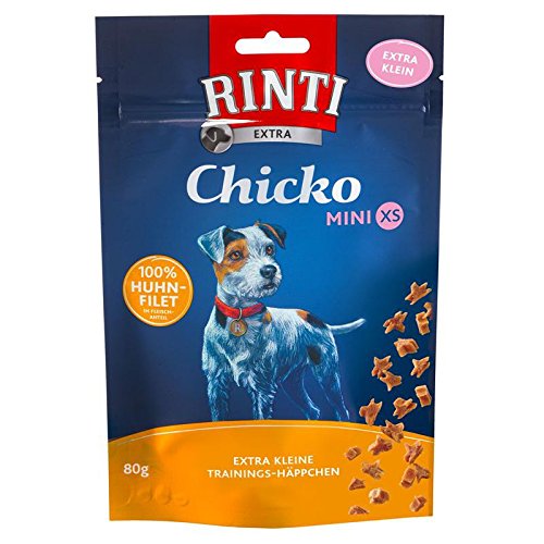Die beste rinti leckerli rinti extra chicko mini xs huhn 12x 80g snack Bestsleller kaufen