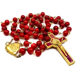 Rosenkranz Nazareth Store Rote Korallenperlen Halskette