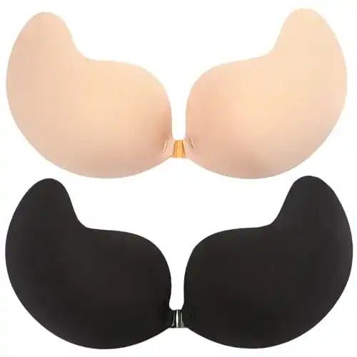 Rückenfreier BH BTkviseQat Klebe BH Push Up, BH