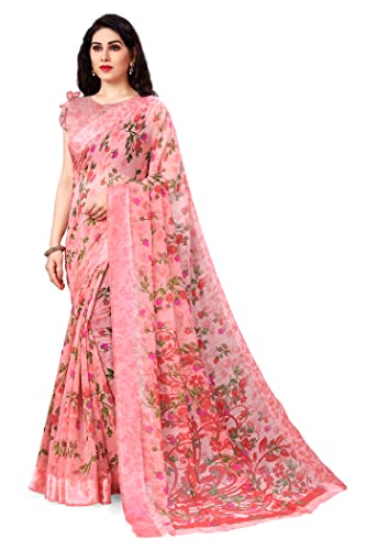 Die beste sari sourbh blumendruck polyester baumwolle fuer frauen Bestsleller kaufen