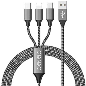 Schnellladekabel GIANAC Multi USB Kabel, Universal [1.2M]