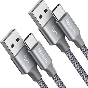Schnellladekabel Huukein [1m, 2Stück USB C Kabel, 3A Type C QC