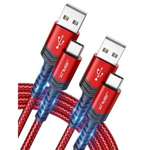 Schnellladekabel JSAUX USB C Kabel 3,1A [2 Stück 2M], USB Typ C