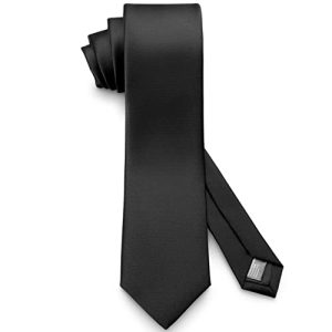 Schwarze Krawatte ADAMANT ®️ Krawatte schwarz, diskret