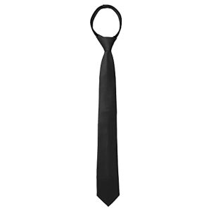 Schwarze Krawatte Allegra K Herren Vorgebundene feine verstellbar