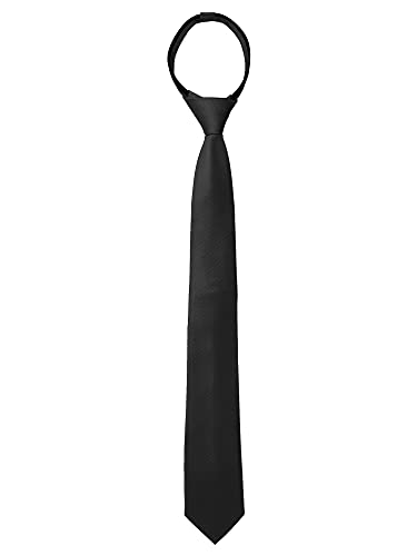 Die beste schwarze krawatte allegra k herren vorgebundene feine verstellbar Bestsleller kaufen