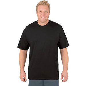 Schwarzes T-Shirt Trigema Herren T-Shirt 636202, Small, Schwarz