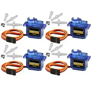 SG90-Servo HUAZIZ SG90 Micro Servo Motor 9G,4Pcs SG90 9G