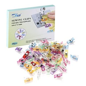 Fabric Clips Mercy World 80 Wonder Clips Multicolored Sewing