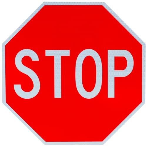 Die beste stoppschild municipal supply sign co strassenschild 18x18 1 Bestsleller kaufen