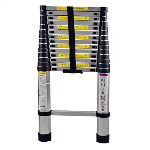 Teleskopleiter 4 Meter MCTECH ® Aluminium Teleskopleiter